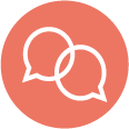 Ícono de club de conversación